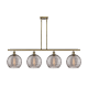 A thumbnail of the Innovations Lighting 516-4I 12 48 Athens Deco Swirl Chandelier Antique Brass / Light Smoke Deco Swirl