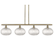 A thumbnail of the Innovations Lighting 516-4I-10-49 Ithaca Pendant Antique Brass / Clear Ithaca