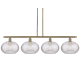 A thumbnail of the Innovations Lighting 516-4I-12-51 Ithaca Pendant Antique Brass / Clear Ithaca