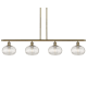 A thumbnail of the Innovations Lighting 516-4I-9-48 Ithaca Pendant Antique Brass / Clear Ithaca