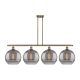 A thumbnail of the Innovations Lighting 516-4I-14-50 Rochester Linear Antique Brass / Smoked