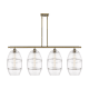 A thumbnail of the Innovations Lighting 516-4I-19-48 Vaz Linear Antique Brass / Clear
