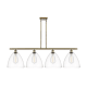 A thumbnail of the Innovations Lighting 516-4I-14-50 Bristol Linear Antique Brass / Clear