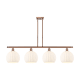 A thumbnail of the Innovations Lighting 516-4I-13-49-White Venetian-Indoor Pendant Antique Copper / White Venetian