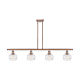A thumbnail of the Innovations Lighting 516-4I-8-48 Rochester Linear Antique Copper / Clear