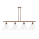 A thumbnail of the Innovations Lighting 516-4I-14-50 Berkshire Linear Antique Copper / Clear