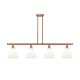 A thumbnail of the Innovations Lighting 516-4I-12-48 Berkshire Linear Antique Copper / Matte White