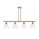 A thumbnail of the Innovations Lighting 516-4I-12-48 Berkshire Linear Antique Copper / Seedy