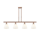 A thumbnail of the Innovations Lighting 516-4I-11-48 Bristol Linear Antique Copper / Matte White