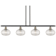 A thumbnail of the Innovations Lighting 516-4I-9-48 Ithaca Pendant Black Antique Brass / Clear Ithaca