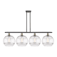 A thumbnail of the Innovations Lighting 516-4I-14-50 Rochester Linear Black Antique Brass / Clear