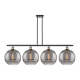 A thumbnail of the Innovations Lighting 516-4I-14-50 Rochester Linear Black Antique Brass / Smoked