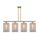 A thumbnail of the Innovations Lighting 516-4I-10-48-L Cobbleskill Linear Brushed Brass / Mercury