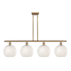 A thumbnail of the Innovations Lighting 516-4I-13-49-White Mouchette-Indoor Pendant Brushed Brass / White Mouchette