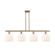 A thumbnail of the Innovations Lighting 516-4I-13-49-White Venetian-Indoor Pendant Brushed Brass / White Venetian