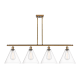 A thumbnail of the Innovations Lighting 516-4I-14-50 Berkshire Linear Brushed Brass / Clear