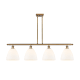 A thumbnail of the Innovations Lighting 516-4I-13-48 Bristol Linear Brushed Brass / Matte White