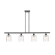 A thumbnail of the Innovations Lighting 516-4I-10-48 Cobbleskill Linear Matte Black / Deco Swirl