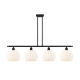 A thumbnail of the Innovations Lighting 516-4I-13-49-White Venetian-Indoor Pendant Matte Black / White Venetian