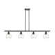 A thumbnail of the Innovations Lighting 516-4I-9-48 Athens Linear Matte Black / Clear
