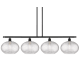 A thumbnail of the Innovations Lighting 516-4I-12-51 Ithaca Pendant Matte Black / Clear Ithaca