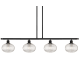 A thumbnail of the Innovations Lighting 516-4I-9-48 Ithaca Pendant Matte Black / Clear Ithaca