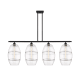 A thumbnail of the Innovations Lighting 516-4I-19-48 Vaz Linear Matte Black / Clear