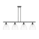 A thumbnail of the Innovations Lighting 516-4I-13-48 Bristol Linear Matte Black / Clear