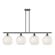 A thumbnail of the Innovations Lighting 516-4I-13-49-White Mouchette-Indoor Pendant Oil Rubbed Bronze / White Mouchette