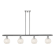A thumbnail of the Innovations Lighting 516-4I-9-48-White Mouchette-Indoor Pendant Polished Chrome / White Mouchette