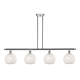 A thumbnail of the Innovations Lighting 516-4I-11-48-White Mouchette-Indoor Pendant Polished Chrome / White Mouchette