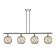 A thumbnail of the Innovations Lighting 516-4I Farmhouse Rope Polished Chrome / Clear Glass with Brown Rope