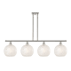 A thumbnail of the Innovations Lighting 516-4I-13-49-White Mouchette-Indoor Pendant Polished Nickel / White Mouchette