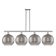 A thumbnail of the Innovations Lighting 516-4I-14-50 Rochester Linear Polished Nickel / Smoked