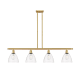 A thumbnail of the Innovations Lighting 516-4I-11-48 Bristol Linear Satin Gold / Clear