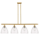 A thumbnail of the Innovations Lighting 516-4I-13-48 Bristol Linear Satin Gold / Seedy