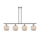 A thumbnail of the Innovations Lighting 516-4I Farmhouse Rope Brushed Satin Nickel / White Glass with Brown Rope