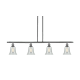 A thumbnail of the Innovations Lighting 516-4I Hanover Brushed Satin Nickel / Fishnet