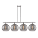 A thumbnail of the Innovations Lighting 516-4I-14-50 Rochester Linear Brushed Satin Nickel / Smoked