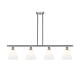A thumbnail of the Innovations Lighting 516-4I-11-48 Berkshire Linear Brushed Satin Nickel / Matte White