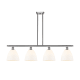 A thumbnail of the Innovations Lighting 516-4I-13-48 Bristol Linear Brushed Satin Nickel / Matte White