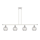 A thumbnail of the Innovations Lighting 516-4I-8-46 Athens Linear White and Polished Chrome / Clear Water Glass