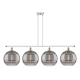 A thumbnail of the Innovations Lighting 516-4I-14-50 Rochester Linear White Polished Chrome / Smoked