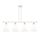 A thumbnail of the Innovations Lighting 516-4I-14-50 Berkshire Linear White and Polished Chrome / Matte White