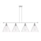 A thumbnail of the Innovations Lighting 516-4I-14-50 Berkshire Linear White and Polished Chrome / Clear