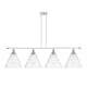 A thumbnail of the Innovations Lighting 516-4I-14-50 Berkshire Linear White and Polished Chrome / Seedy