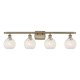 A thumbnail of the Innovations Lighting 516-4W-9-36-White Mouchette-Bathroom Vanity Light Alternate Image