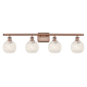 A thumbnail of the Innovations Lighting 516-4W-9-36-White Mouchette-Bathroom Vanity Light Alternate Image