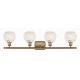 A thumbnail of the Innovations Lighting 516-4W-9-36-White Mouchette-Bathroom Vanity Light Alternate Image