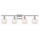 A thumbnail of the Innovations Lighting 516-4W-9-36-White Mouchette-Bathroom Vanity Light Alternate Image